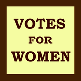 Votes for women yellow darker